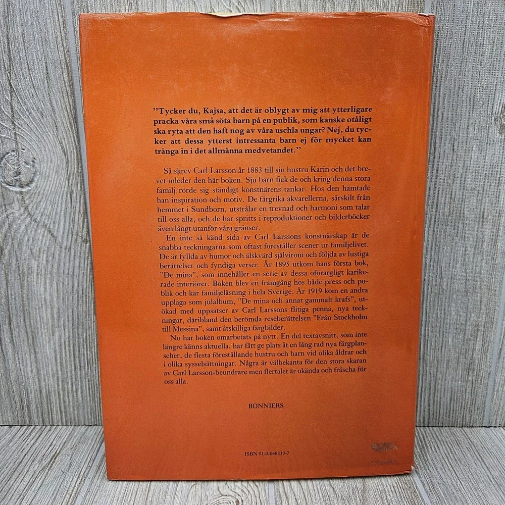 De Mina och annat gammalt krafs av Carl‎ Larsson Hardcover Book